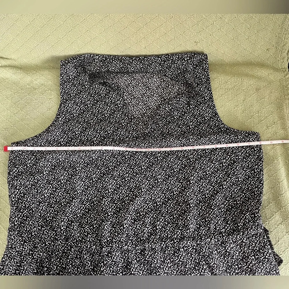 ANNE KLEIN, XL Drawstring Waist, Black and White Dress - Picture 9 of 9